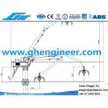 Grue à chargement de ferraille Slag Clinker en acier